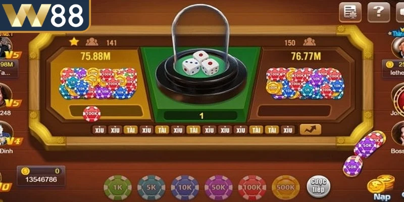 Tài Xỉu Online tại W88 là phiên bản trực tuyến của trò chơi truyền thống