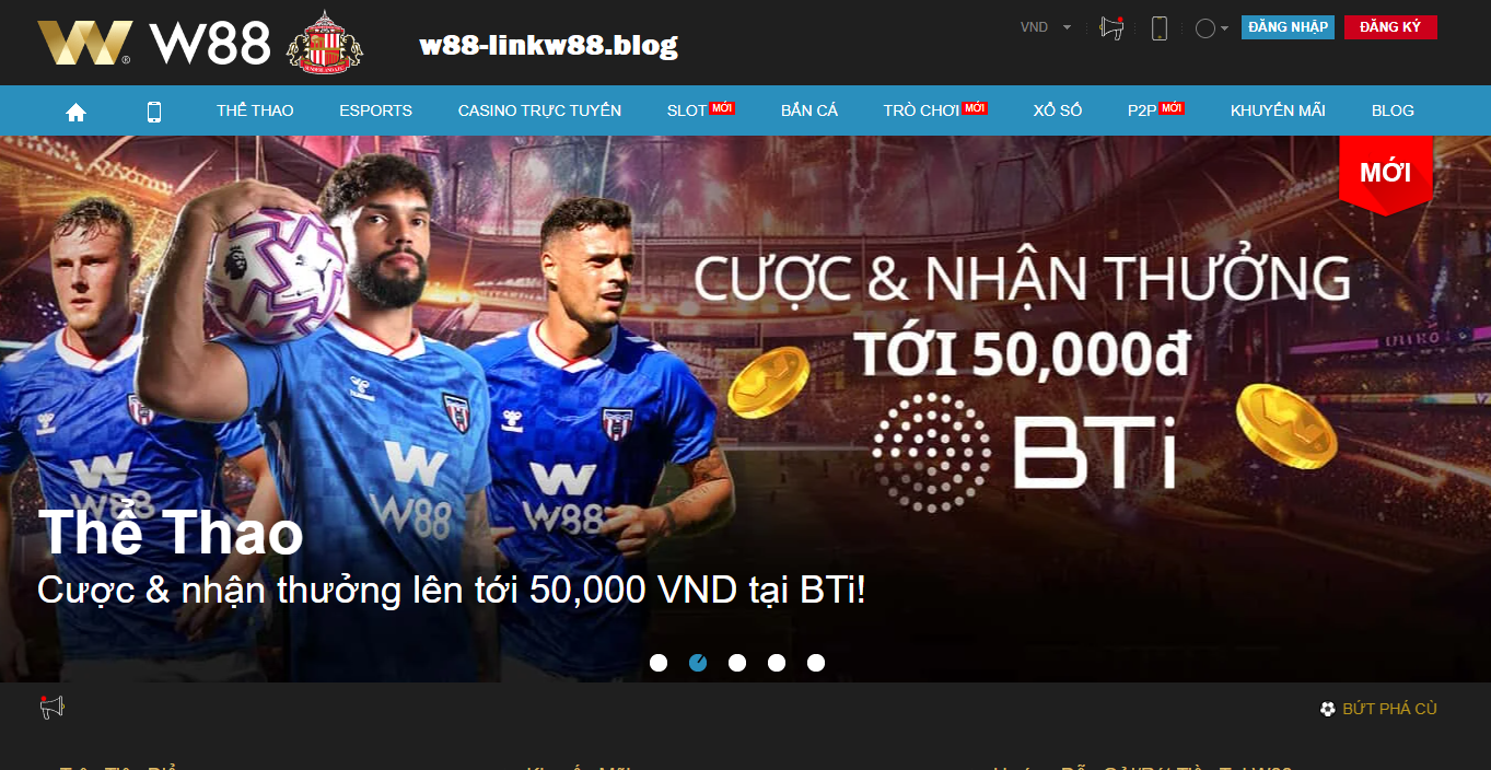 Trang chủ của W88 Trang chủ của W88